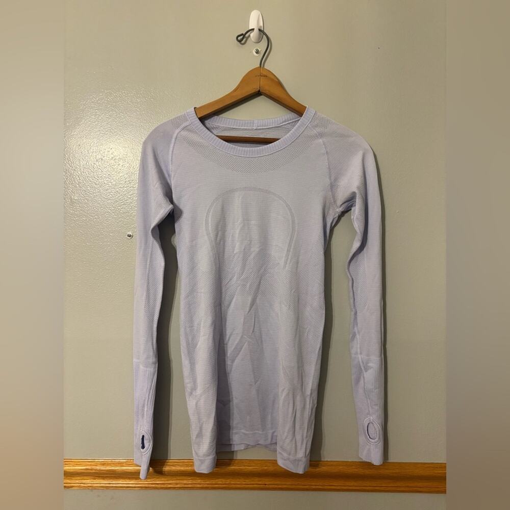 Lululemon Swiftly Tech Long Sleeve Lavender Size 4